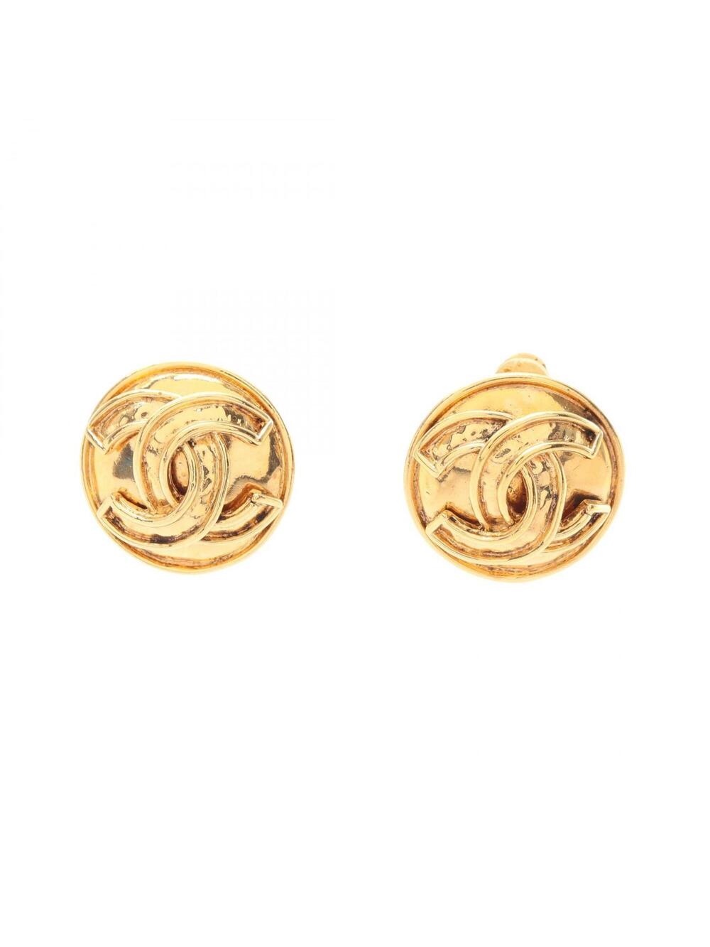 Chanel Cc Logo Clip-On Earrings Metal #351481C63B